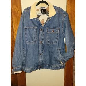 BDG Urban Outfitters Mens Lined Trucker Jean Jacket XL